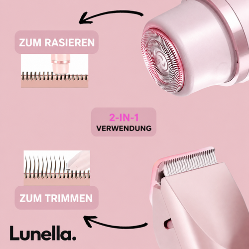 2 in 1 Damen körperrasierer