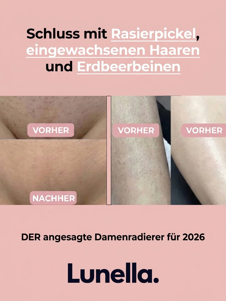 2 in 1 Damen körperrasierer